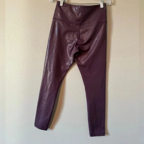 - Zyia Purple metallic leggings 4 - Picture 2 of 3